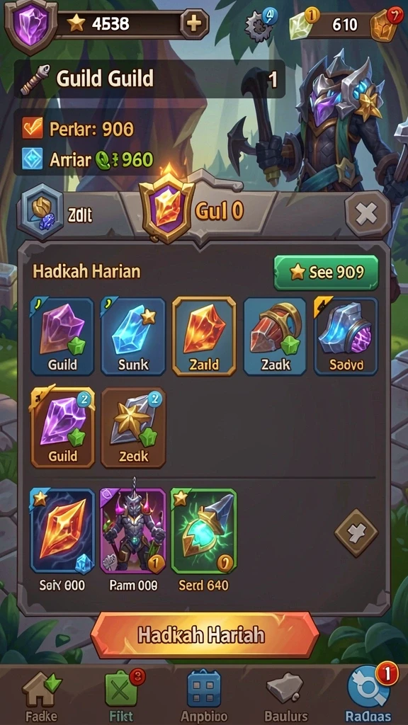 ollo4d - Screenshot permainan slot dengan grafis menawan.