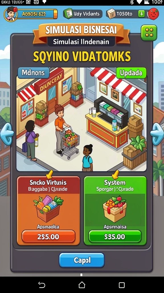 pandawin - Screenshot kedua menampilkan berbagai level yang menantang.